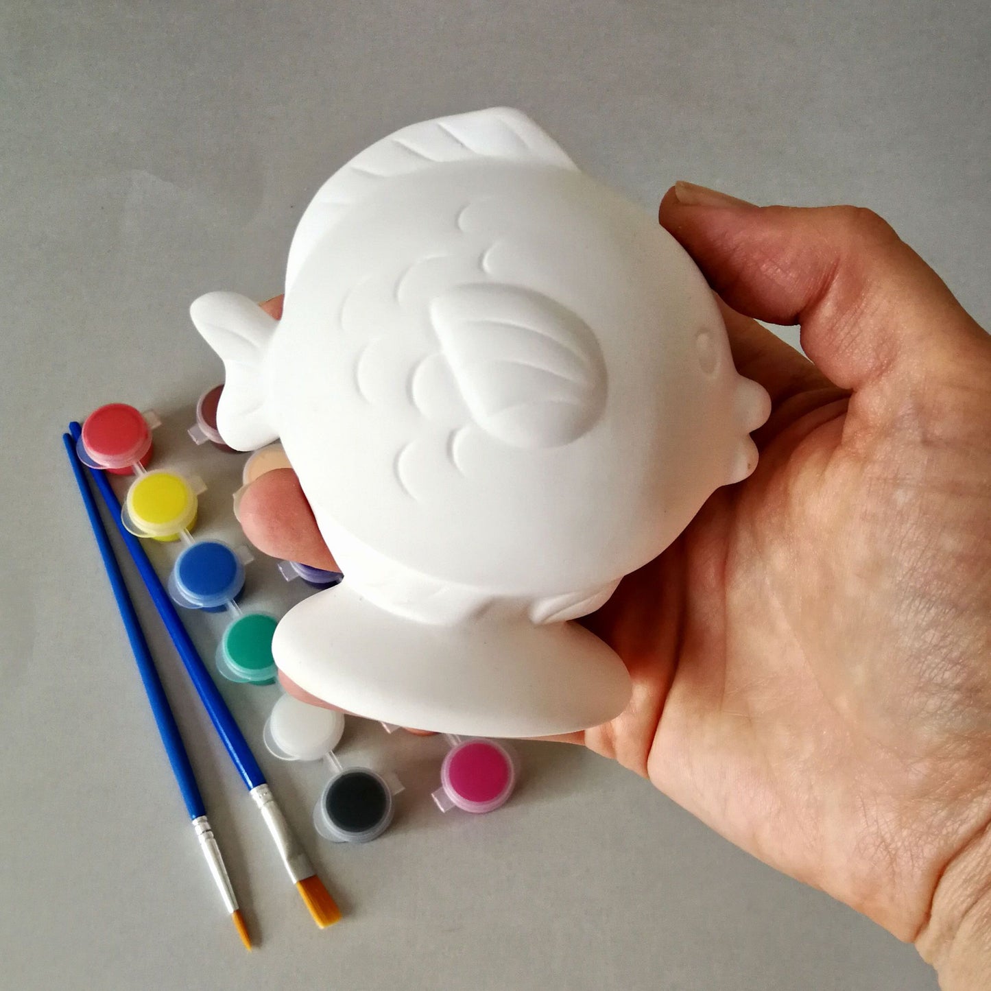 Craft Kit for Kids, Gnome Figurine, Homemade Crafts, Paint your Own, Make Your Own, Ceramic Painting, Gnome Patterns, paint kit, pottery painting, diy painting kit, ready to paint, diy craft kit, easter gnomes, super boy, t-rex, tyrannosaurus, stegosaurus, brontosaurus, a cat, boy, girl, fish, unicorn