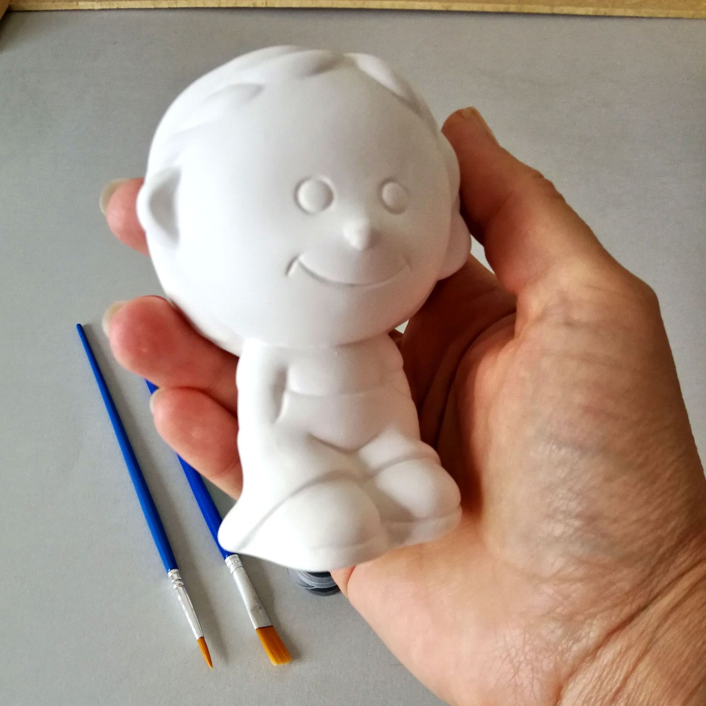 Craft Kit for Kids, Gnome Figurine, Homemade Crafts, Paint your Own, Make Your Own, Ceramic Painting, Gnome Patterns, paint kit, pottery painting, diy painting kit, ready to paint, diy craft kit, easter gnomes, super boy, t-rex, tyrannosaurus, stegosaurus, brontosaurus, a cat, boy, girl, fish, unicorn