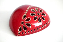Įkelti vaizdą į galerijos rodinį, Širdelė raudona magnetas valentino diena gimtadienis kalėdos nauji metai vestuvės dovana molis namų dekoras dariaus keramika
