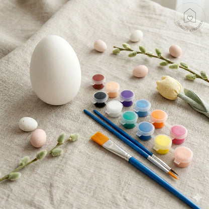Molinis kiaušinis dekoravimui ir Velykų spalvinimo rinkinis vaikams - rankų darbo keramika - Dariaus Keramika