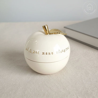 Keraminis dubenėlis su padėka tėvams - vestuvinė dovana su auksu ir vardais - Dariaus Keramika