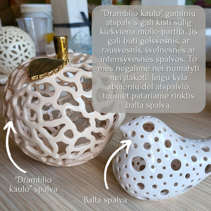 Keraminė žvakidė „Žiedas“ (įvairių raštų ir spalvų) - Dariaus keramika