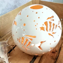 Įkelti vaizdą į galerijos rodinį, žvakidė žuvys jūra gimtadienis kalėdos nauji metai vestuvės dovana keramika molis šeimos židinys dariaus keramika
